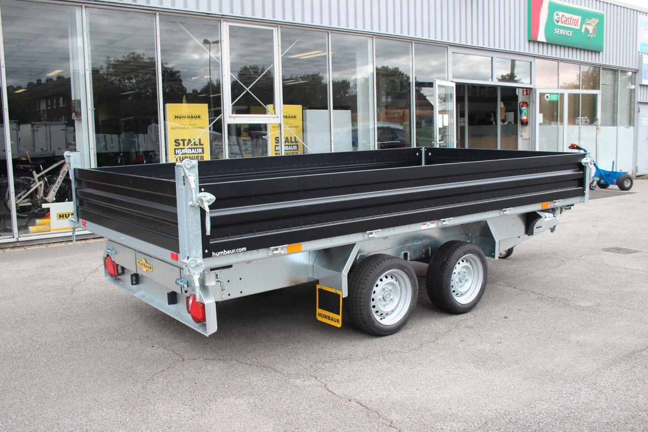 Humbaur HTK 3500.37 Stahl Dreiseitenkipper Parabelfeder - Remorque benne: photos 2 Humbaur HTK 3500.37 Stahl Dreiseitenkipper Parabelfeder - Remorque benne: photos 2