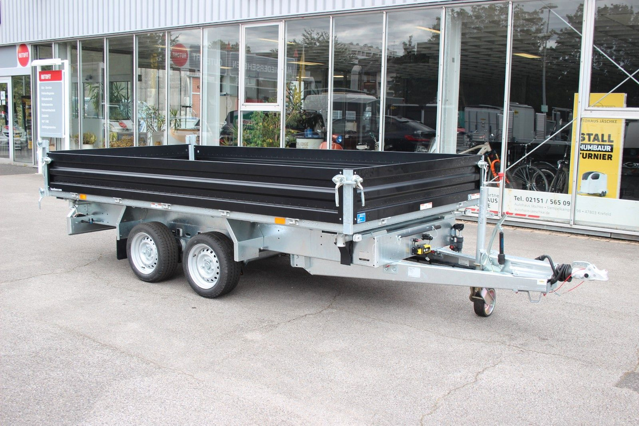 Humbaur HTK 3500.37 Stahl Dreiseitenkipper Parabelfeder - Remorque benne: photos 1 Humbaur HTK 3500.37 Stahl Dreiseitenkipper Parabelfeder - Remorque benne: photos 1