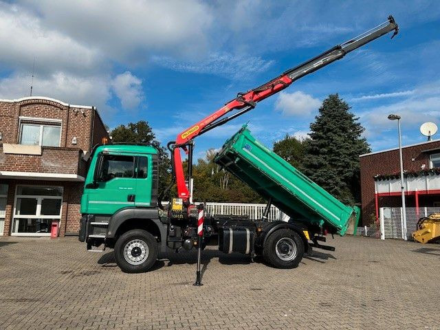MAN 18.460 MEILLER 3SKipp PALFINGER PK 12002EH 4x2 - Camion benne, Camion grue: photos 3 MAN 18.460 MEILLER 3SKipp PALFINGER PK 12002EH 4x2 - Camion benne, Camion grue: photos 3