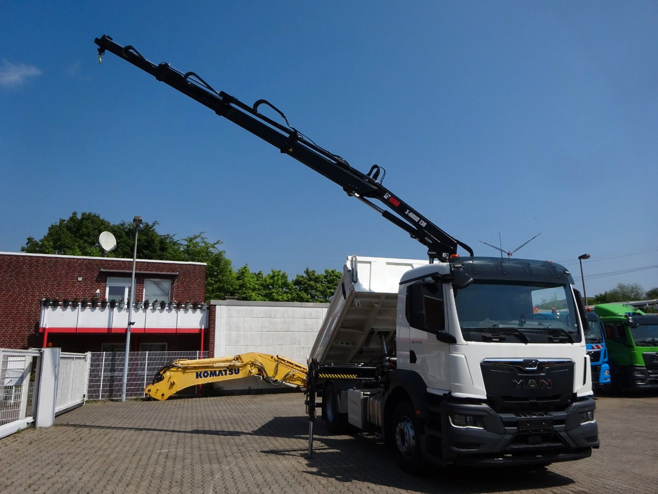 MAN 22.400 TGS + HIAB X-HIDUO 138 Kran - Camion benne, Camion grue: photos 3 MAN 22.400 TGS + HIAB X-HIDUO 138 Kran - Camion benne, Camion grue: photos 3