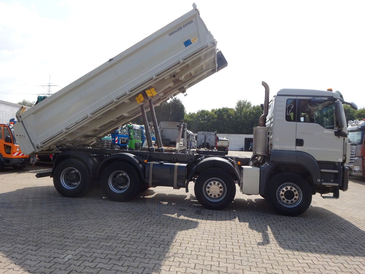 Camion benne MAN 35.470 TGS MEILLER 3Skipper + Bordmatik 8x4: photos 11 Camion benne MAN 35.470 TGS MEILLER 3Skipper + Bordmatik 8x4: photos 11