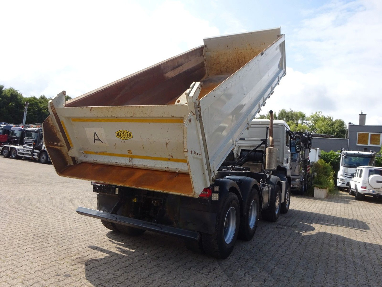 Camion benne MAN 35.470 TGS MEILLER 3Skipper + Bordmatik 8x4: photos 9 Camion benne MAN 35.470 TGS MEILLER 3Skipper + Bordmatik 8x4: photos 9