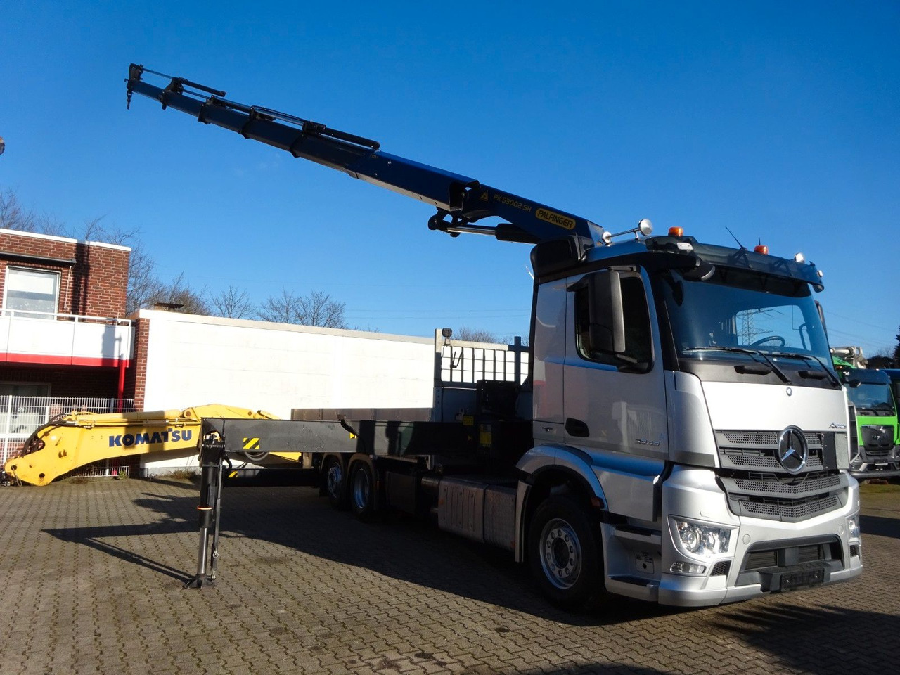 Mercedes-Benz 2543 Antos Pritsche + PK53002-SH Kran Mercedes-Benz 2543 Antos Pritsche + PK53002-SH Kran - Camion grue, Camion plateau: photos 4 Mercedes-Benz 2543 Antos Pritsche + PK53002-SH Kran Mercedes-Benz 2543 Antos Pritsche + PK53002-SH Kran - Camion grue, Camion plateau: photos 4