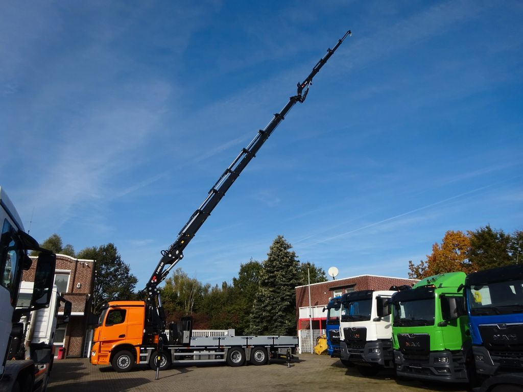 Mercedes-Benz 3751 Arocs Pritsche + HIAB 858 + JIB 8x2  - Camion grue, Camion plateau: photos 5 Mercedes-Benz 3751 Arocs Pritsche + HIAB 858 + JIB 8x2  - Camion grue, Camion plateau: photos 5