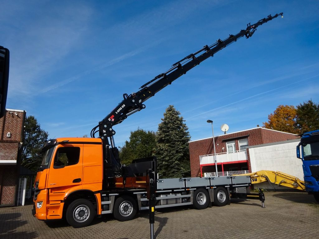 Mercedes-Benz 3751 Arocs Pritsche + HIAB 858 + JIB 8x2 Mercedes-Benz 3751 Arocs Pritsche + HIAB 858 + JIB 8x2 - Camion grue, Camion plateau: photos 1 Mercedes-Benz 3751 Arocs Pritsche + HIAB 858 + JIB 8x2 Mercedes-Benz 3751 Arocs Pritsche + HIAB 858 + JIB 8x2 - Camion grue, Camion plateau: photos 1