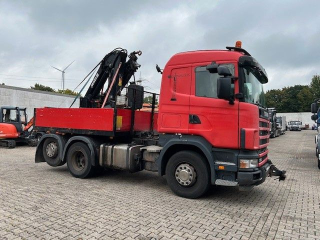 Scania 124 L 470 Pritsche + MKG HLK 201 HP 6x2 - Camion plateau, Camion grue: photos 5 Scania 124 L 470 Pritsche + MKG HLK 201 HP 6x2 - Camion plateau, Camion grue: photos 5