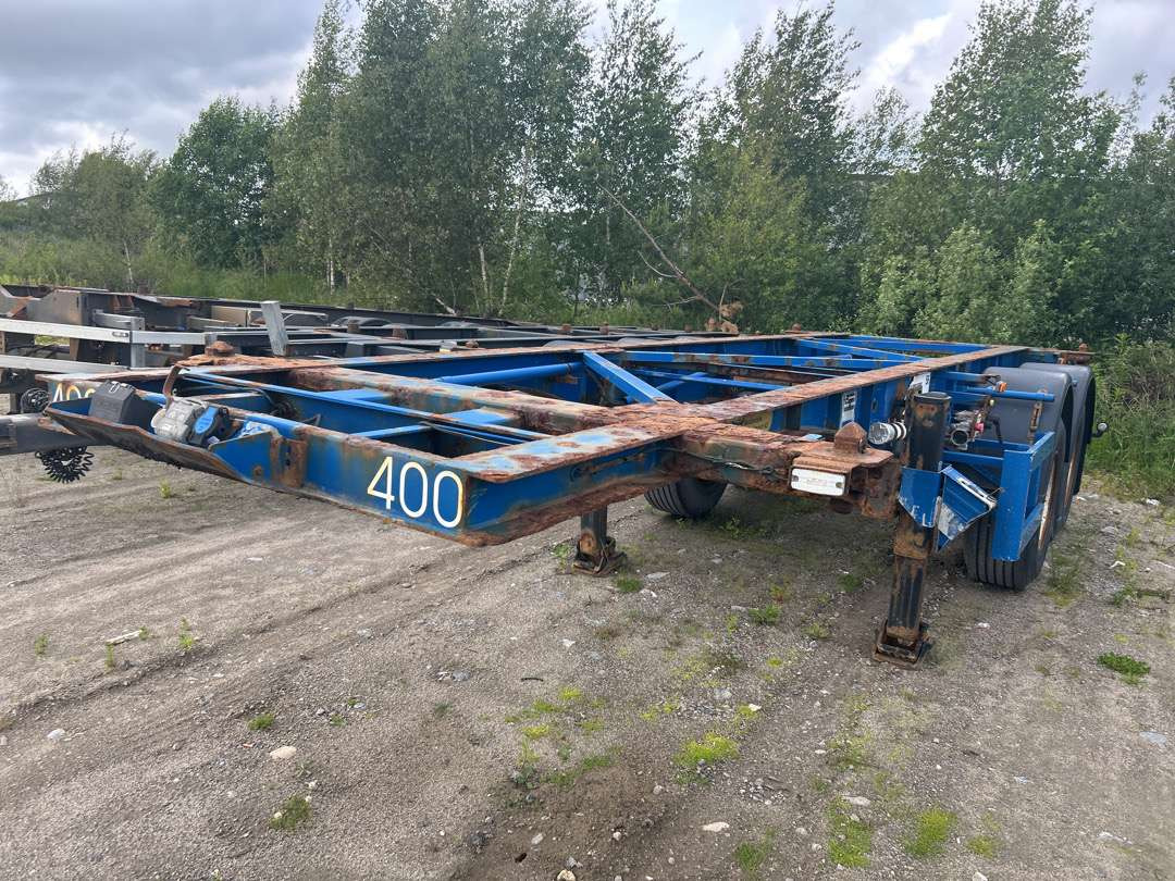 2004 Container-henger TURBO`HOET CONTAINERSEMITRAILER EU-godkjent - Semi-remorque porte-conteneur/ Caisse mobile: photos 1 2004 Container-henger TURBO`HOET CONTAINERSEMITRAILER EU-godkjent - Semi-remorque porte-conteneur/ Caisse mobile: photos 1