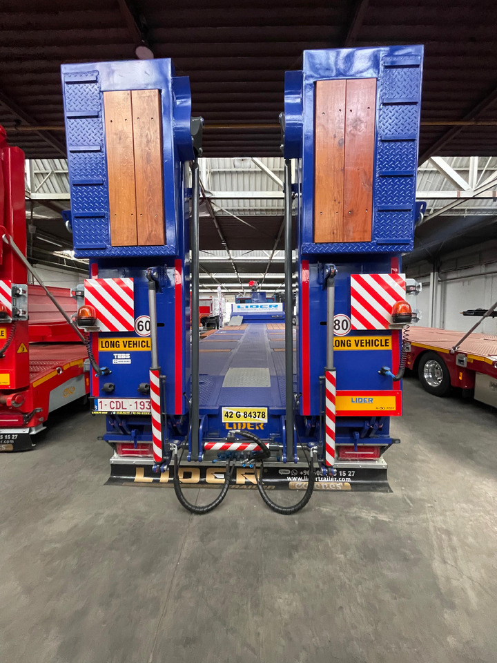 Semi-remorque surbaissé pour transport de équipements lourds neuf LIDER 4 assige semi-trailer: photos 6