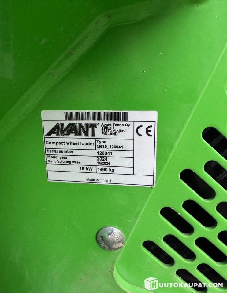 Valet de ferme Avant 530, 2024, Diesel, 280 h, Kangasala: photos 9