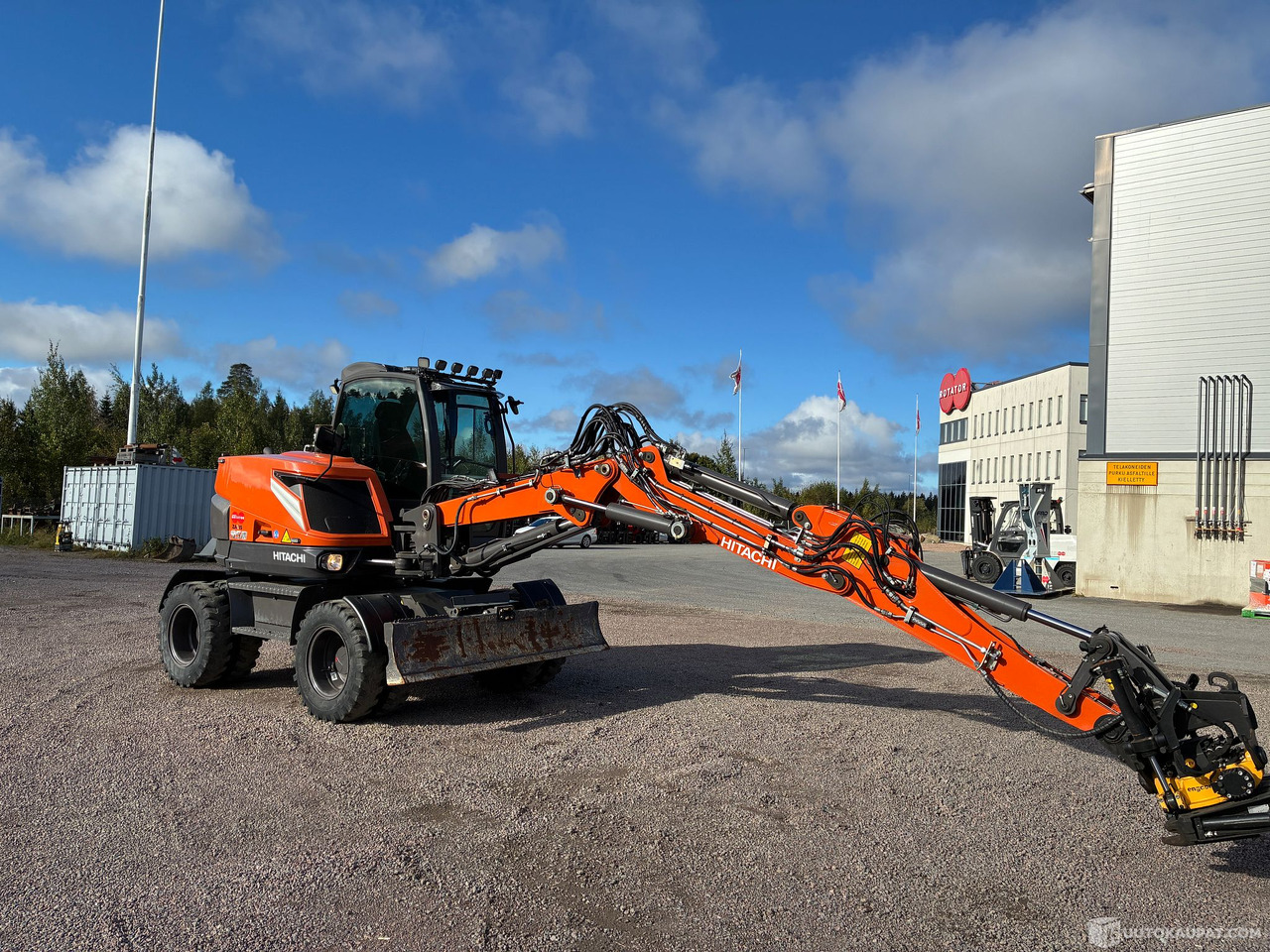 Hitachi ZX 95W-7, 2023 Pyörä alustainen kaivinkone, Pirkkala - Engins de chantier: photos 2 Hitachi ZX 95W-7, 2023 Pyörä alustainen kaivinkone, Pirkkala - Engins de chantier: photos 2