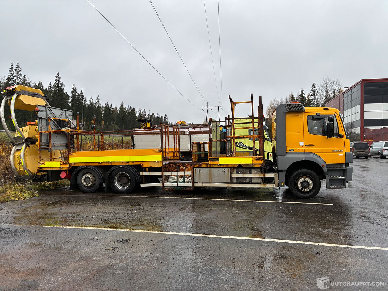 Mercedes-Benz Atego, 2003, Ylöjärvi - Camion plateau: photos 4 Mercedes-Benz Atego, 2003, Ylöjärvi - Camion plateau: photos 4