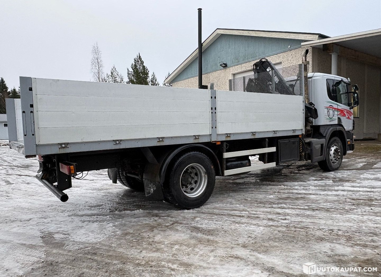 Scania G94 260 hp, 4x2, with HIAB crane and aluminium-sided flatbed, 2001, Kurikka - Camion plateau, Camion grue: photos 4 Scania G94 260 hp, 4x2, with HIAB crane and aluminium-sided flatbed, 2001, Kurikka - Camion plateau, Camion grue: photos 4