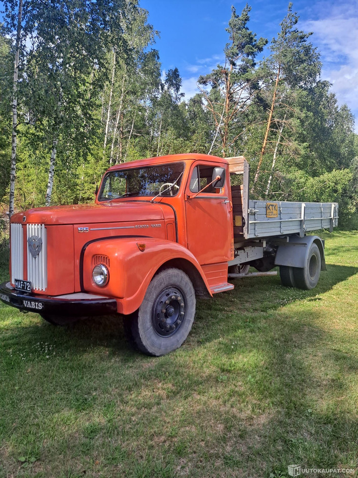 Scania Wabis 55 L5546-123/4600-62, kuorma-auto vaijerivaihtolavalaitteilla, leimaa vuoteen 2029, 1962, Rusko - Camion benne: photos 1 Scania Wabis 55 L5546-123/4600-62, kuorma-auto vaijerivaihtolavalaitteilla, leimaa vuoteen 2029, 1962, Rusko - Camion benne: photos 1