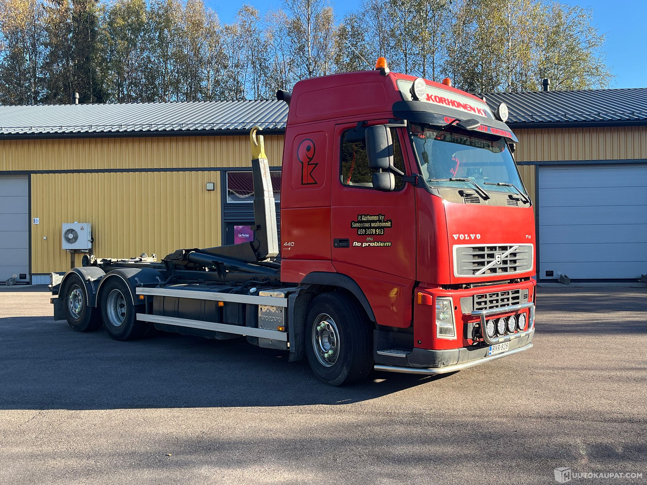 Volvo FH13 440, Koukkulava kuorma-auto, 2007, Todella siistikuntoinen, Lohja - Camion ampliroll: photos 5 Volvo FH13 440, Koukkulava kuorma-auto, 2007, Todella siistikuntoinen, Lohja - Camion ampliroll: photos 5
