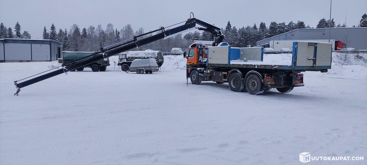 Volvo FM7, 1999, Kajaani - Camion plateau, Camion grue: photos 2 Volvo FM7, 1999, Kajaani - Camion plateau, Camion grue: photos 2