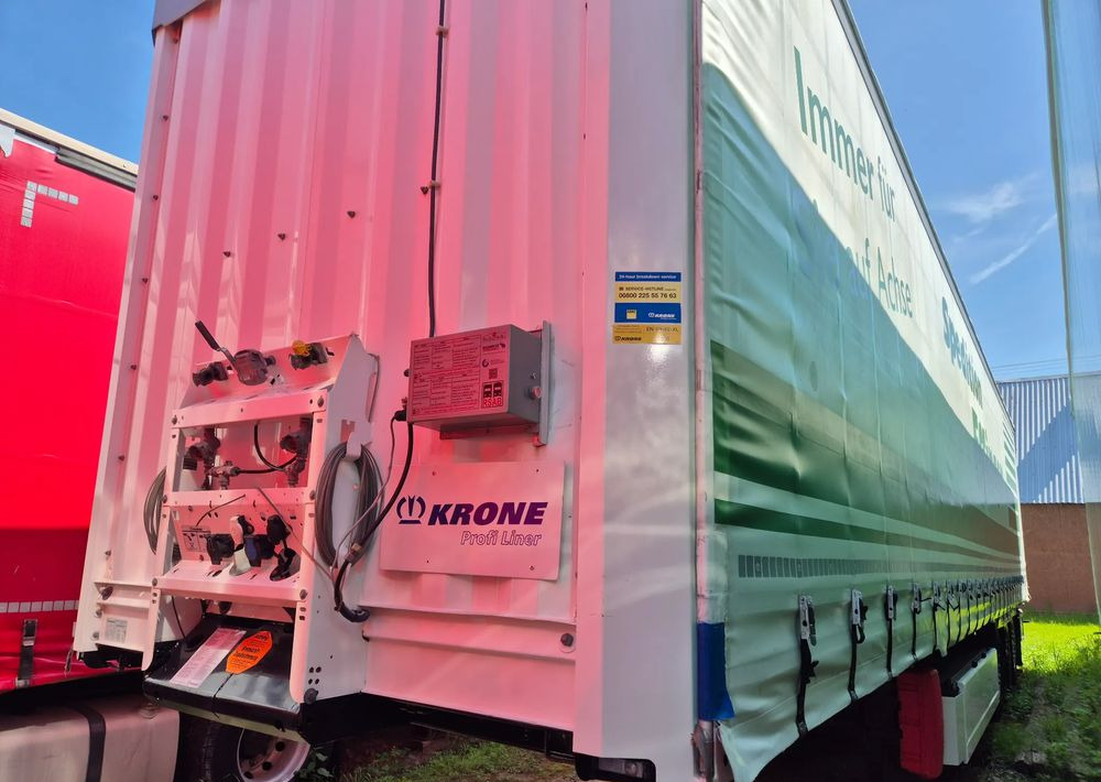 Krone BURTOWA BUDOWLANA VARIOS PÓŁMEGA 385/55 z Niemiec / ALUFELGI / stan bardzo dobry / PODNOSZONA OŚ I DACH / BPW firanka burto-firanka firana burtówka burto firanka - Semi-remorque rideaux coulissants: photos 5 Krone BURTOWA BUDOWLANA VARIOS PÓŁMEGA 385/55 z Niemiec / ALUFELGI / stan bardzo dobry / PODNOSZONA OŚ I DACH / BPW firanka burto-firanka firana burtówka burto firanka - Semi-remorque rideaux coulissants: photos 5