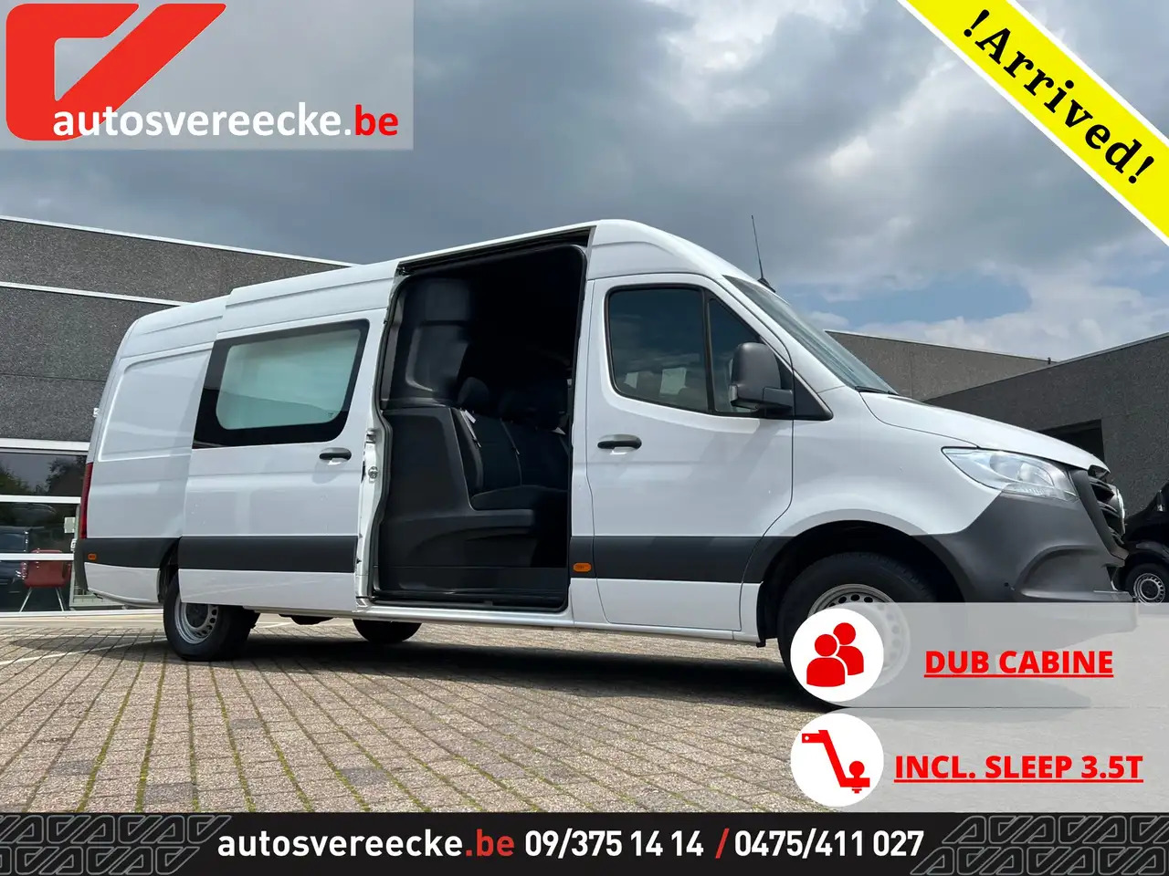 Mercedes-Benz Sprinter 315 L3H2 (37.500€ex) 3.5T SLEEP | DUB CAB 7PL - Utilitaire double cabine: photos 1 Mercedes-Benz Sprinter 315 L3H2 (37.500€ex) 3.5T SLEEP | DUB CAB 7PL - Utilitaire double cabine: photos 1