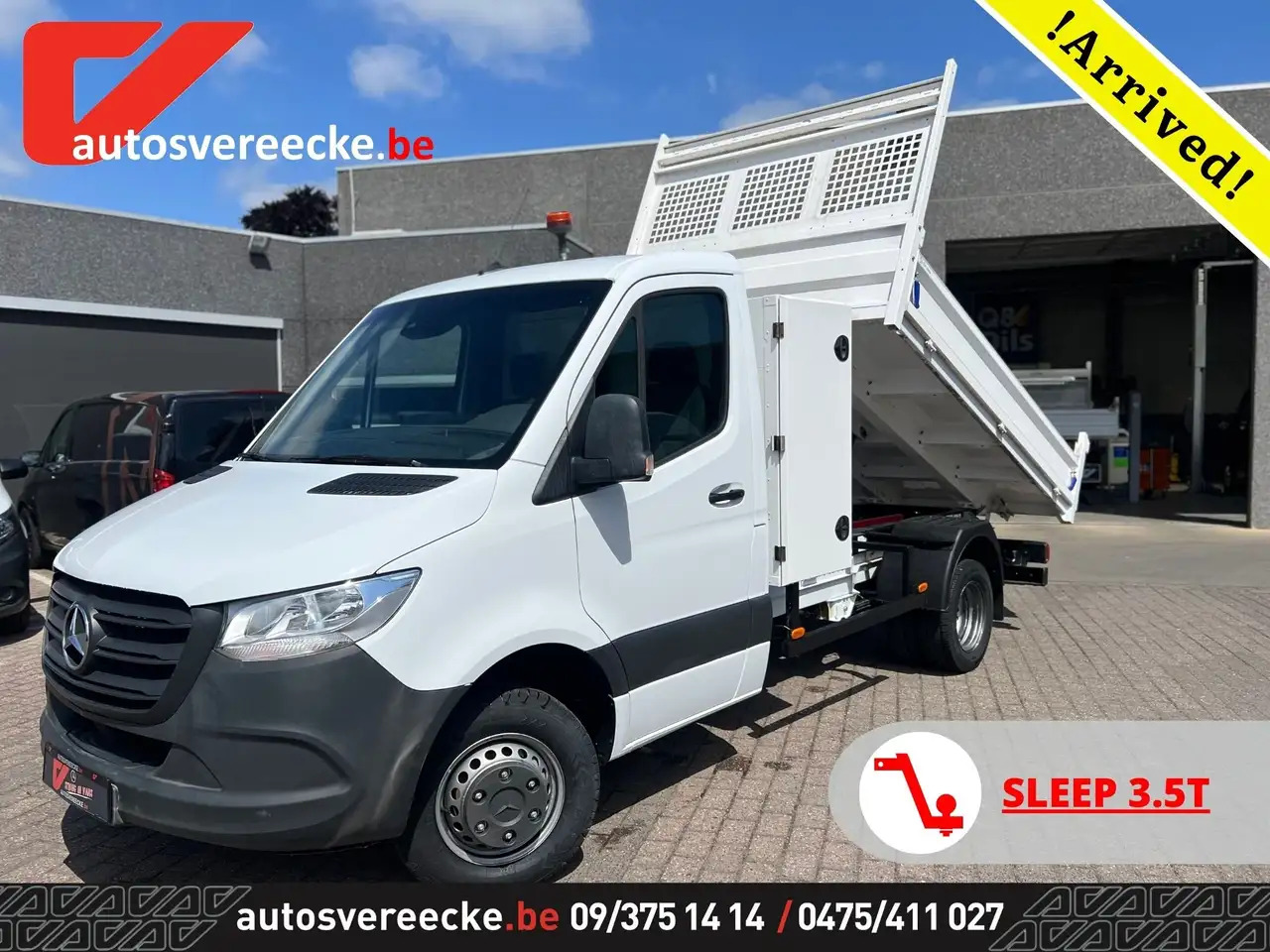 Mercedes-Benz Sprinter 515 KIPPER (38.500€ex) MTM 7.000kg Rijbewijs B - Utilitaire benne: photos 1 Mercedes-Benz Sprinter 515 KIPPER (38.500€ex) MTM 7.000kg Rijbewijs B - Utilitaire benne: photos 1