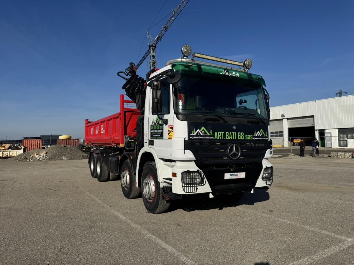 Mercedes Actros BLUETEC4 - Camion benne, Camion grue: photos 3 Mercedes Actros BLUETEC4 - Camion benne, Camion grue: photos 3