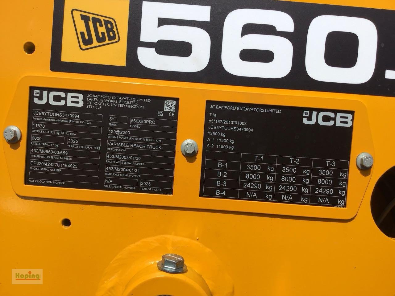 JCB 560-80 AGRI PRO - Chariot télescopique: photos 5 JCB 560-80 AGRI PRO - Chariot télescopique: photos 5