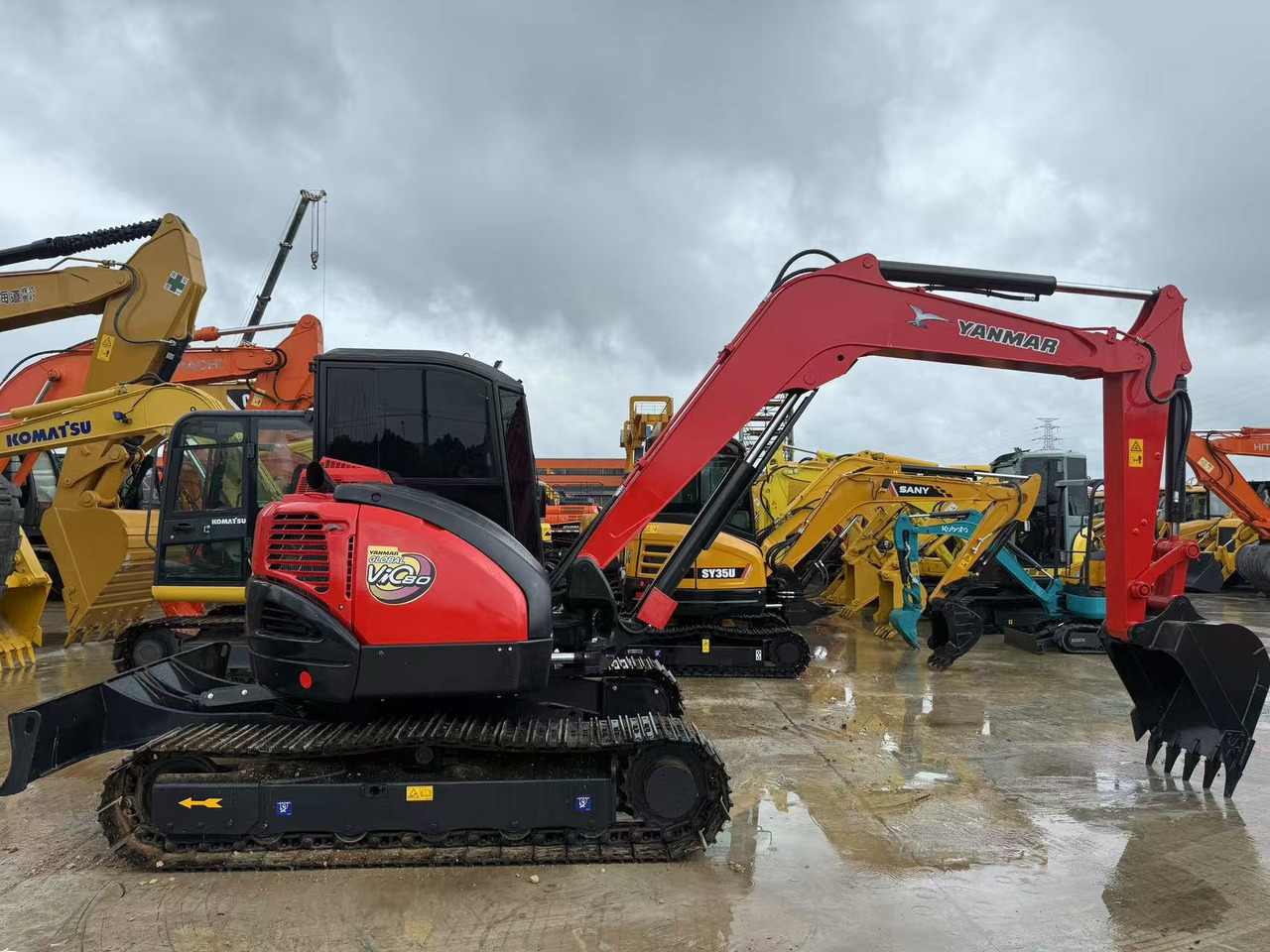 Yanmar Vio80 - Mini pelle: photos 5 Yanmar Vio80 - Mini pelle: photos 5