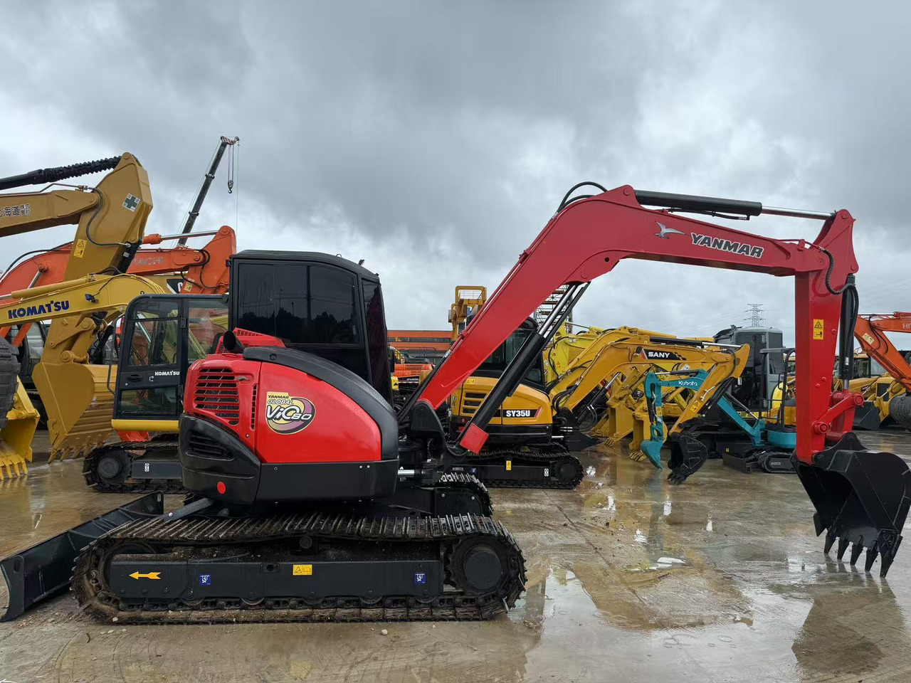 Yanmar Vio80 - Mini pelle: photos 4 Yanmar Vio80 - Mini pelle: photos 4