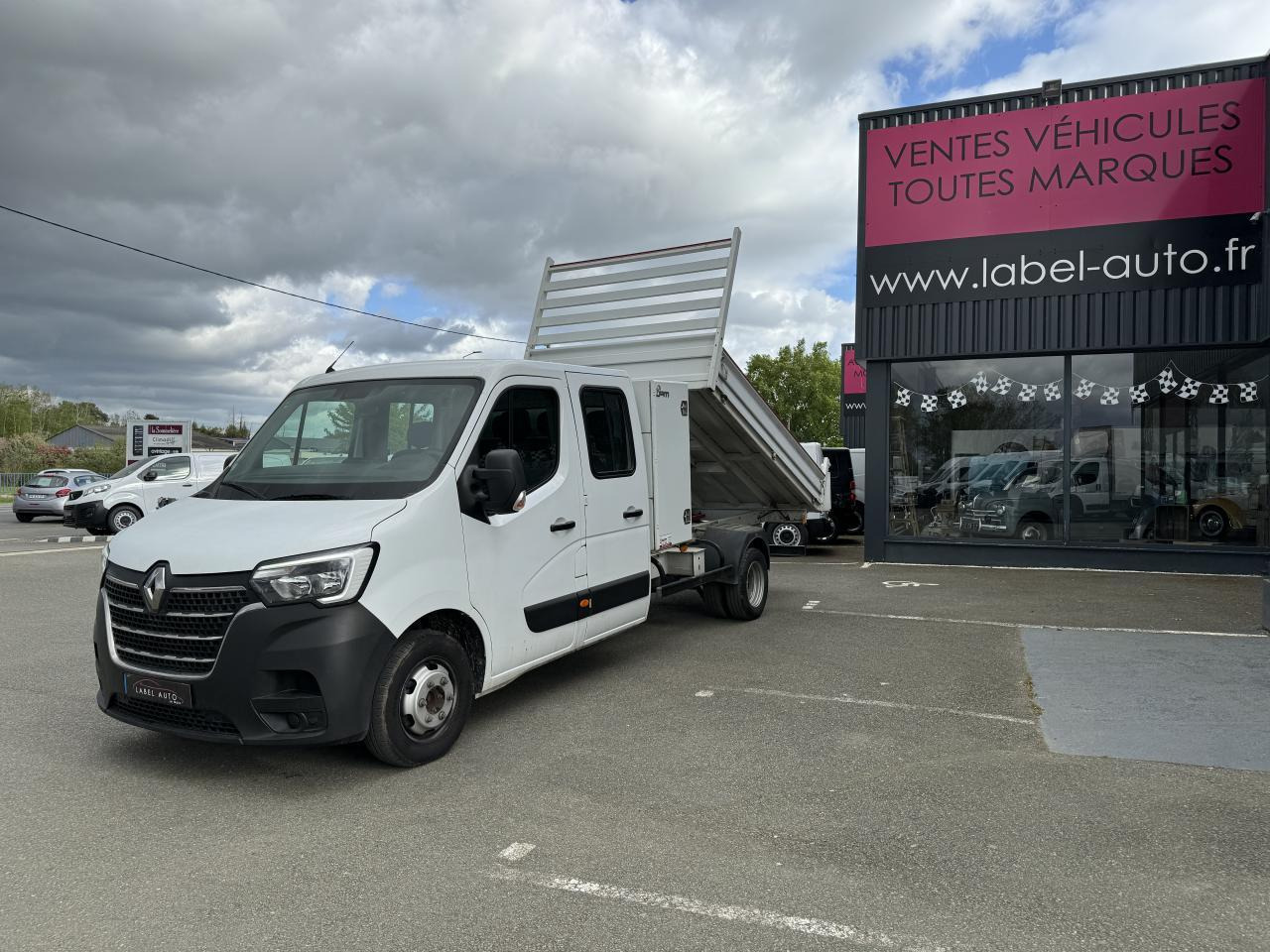 Utilitaire benne Renault Master RENAULT 3T5 BENNE + COFFRE RJ DOUBLE CABINE 6 PL 2.3 DCI 130 CH CONFORT + GPS + REGUL + CLIM: photos 7