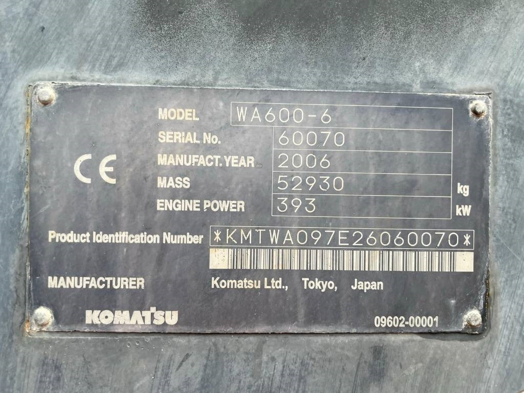 Komatsu WA 600-6  - crédit-bail Komatsu WA 600-6: photos 6