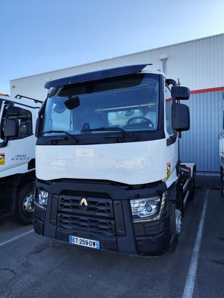 Renault C 380 P6X2 E6 BRAS GUIMA T20 avec HIGHT TOWER - Camion ampliroll: photos 1 Renault C 380 P6X2 E6 BRAS GUIMA T20 avec HIGHT TOWER - Camion ampliroll: photos 1