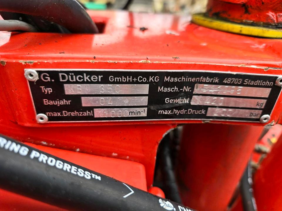Dücker KBM 350 Mähausleger Böschungsmäher Böschungsmulcher Bankettmulcher Kleintraktore Mulag - Epareuse: photos 2 Dücker KBM 350 Mähausleger Böschungsmäher Böschungsmulcher Bankettmulcher Kleintraktore Mulag - Epareuse: photos 2