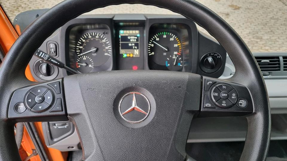 Camion benne, Véhicule de voirie/ Spécial Unimog 318 EAS 662 Std. 12020km Mercedes Benz U318 Kipper U 405 323 423 430 530 427: photos 18