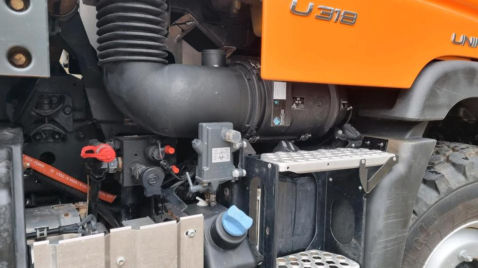 Camion benne, Véhicule de voirie/ Spécial Unimog 318 EAS 662 Std. 12020km Mercedes Benz U318 Kipper U 405 323 423 430 530 427: photos 9