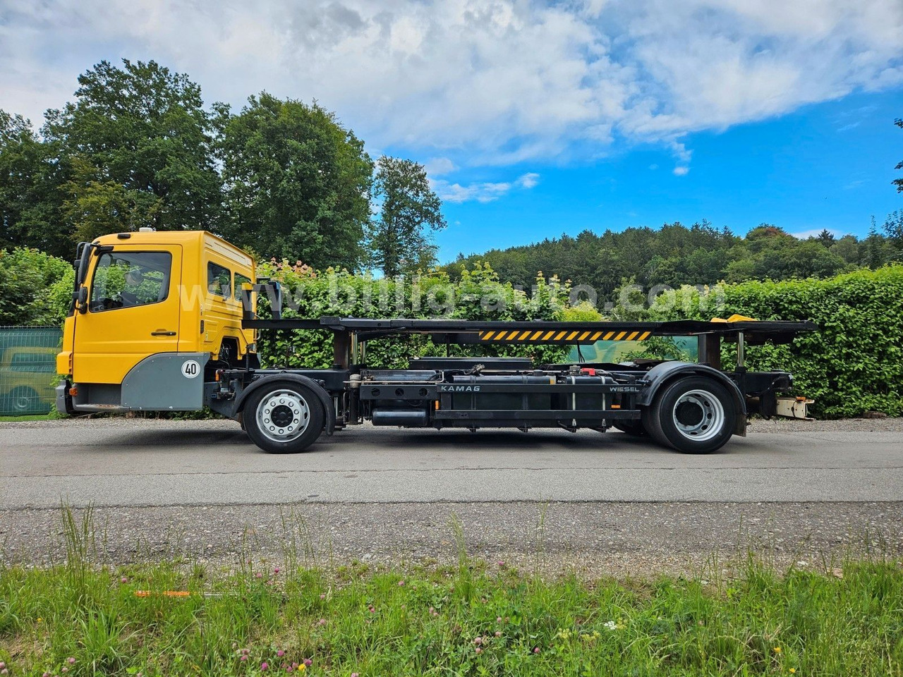 Camion porte-conteneur/ Caisse mobile Mercedes-Benz Kamag * WBH 25 * Wiesel * Umsetzer * Sattelkupp.: photos 6 Camion porte-conteneur/ Caisse mobile Mercedes-Benz Kamag * WBH 25 * Wiesel * Umsetzer * Sattelkupp.: photos 6