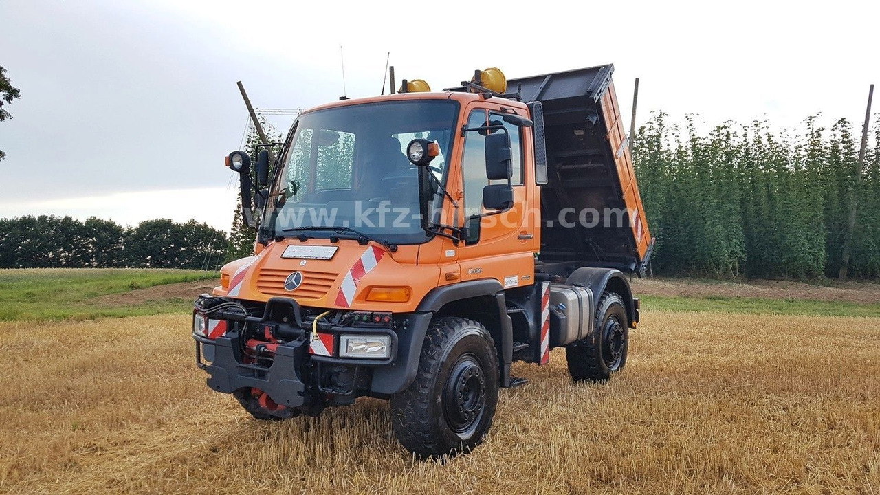 Unimog U400 405/12*HYDROSTAT*VARIOPILOT*Euro4*Kipper - Camion benne: photos 1 Unimog U400 405/12*HYDROSTAT*VARIOPILOT*Euro4*Kipper - Camion benne: photos 1