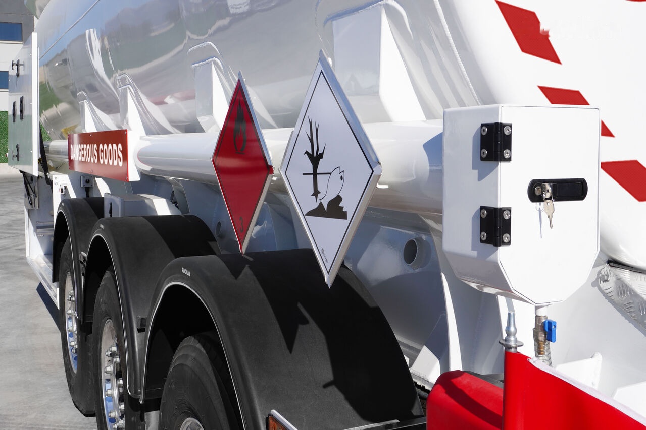 Semi-remorque citerne pour transport de carburant neuf EFEMMAK E.FAST.GN.38.5 ADR Aluminum Fuel Trailer: photos 7