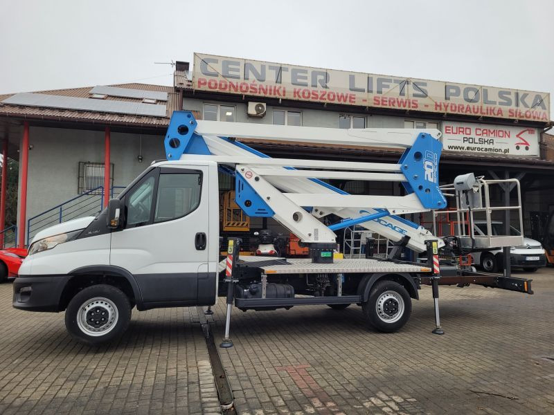 Iveco Daily 35S14 nowy podnośnik koszowy 20 m Socage ForSte 20D SPEED bucket truck boom lift - crédit-bail Iveco Daily 35S14 nowy podnośnik koszowy 20 m Socage ForSte 20D SPEED bucket truck boom lift: photos 7