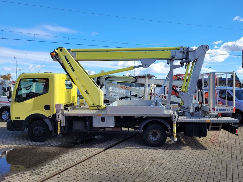 Nissan Cabstar podnośnik koszowy 20 m Multitel MJ201 - Camion avec nacelle: photos 1 Nissan Cabstar podnośnik koszowy 20 m Multitel MJ201 - Camion avec nacelle: photos 1