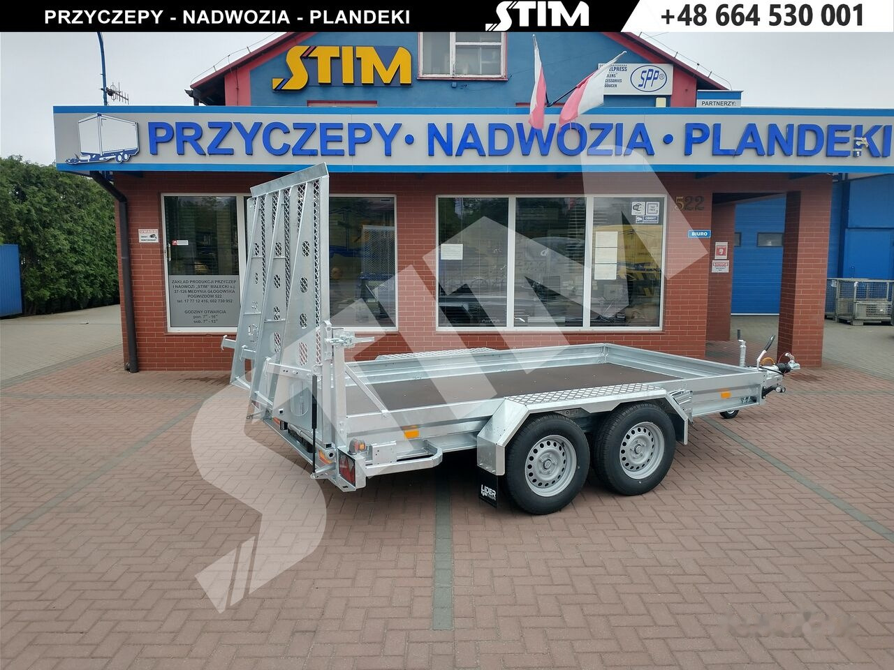 Stim S22/KP-KN/35-35RP - Remorque porte engin: photos 3 Stim S22/KP-KN/35-35RP - Remorque porte engin: photos 3