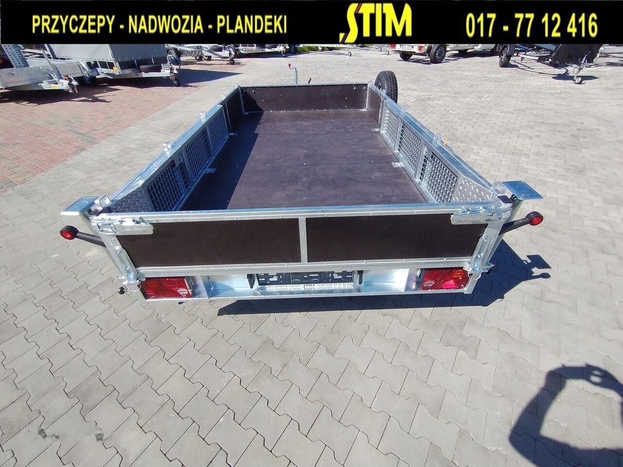 Stim S22, przyczepa do przewozu sprzętu budowlanego - Remorque porte engin: photos 2 Stim S22, przyczepa do przewozu sprzętu budowlanego - Remorque porte engin: photos 2