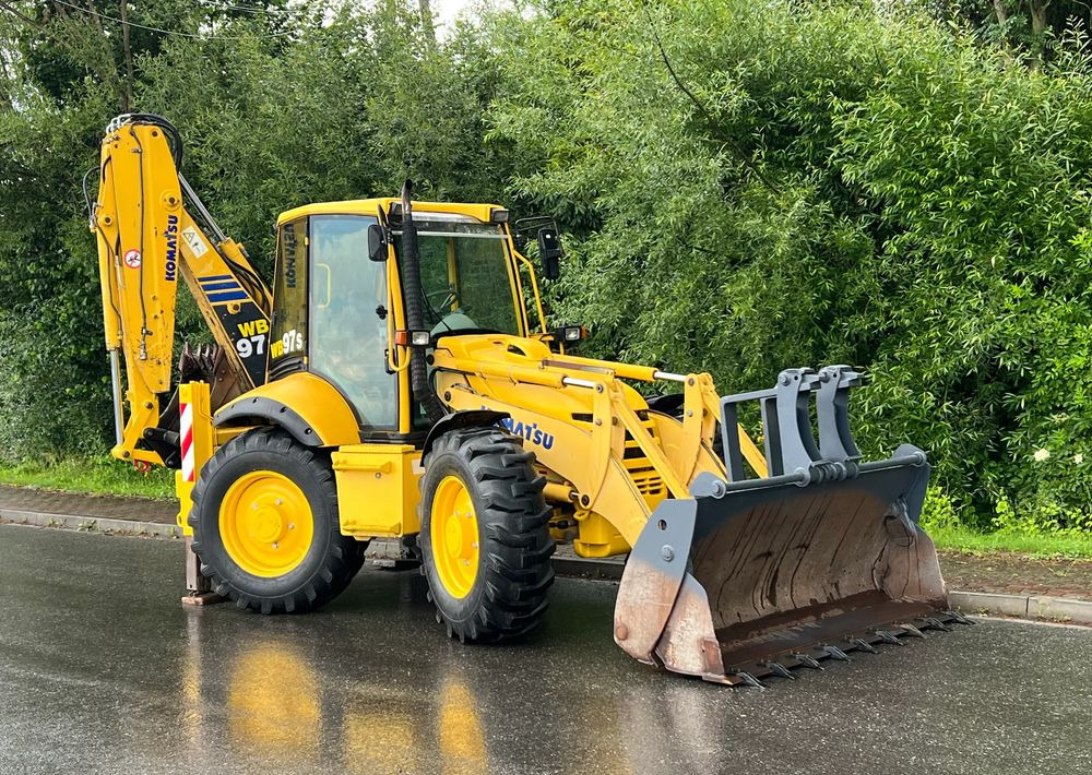 Komatsu * Koparko Ładowarka * Komatsu WB 97 S Utility * - Tractopelle: photos 1 Komatsu * Koparko Ładowarka * Komatsu WB 97 S Utility * - Tractopelle: photos 1