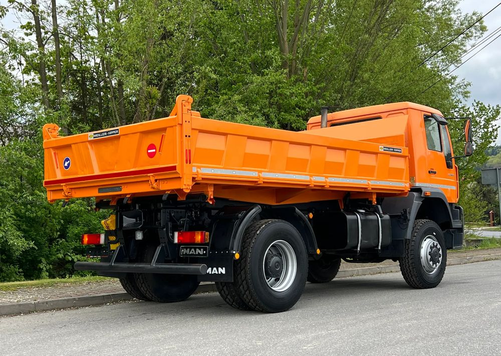 Camion benne MAN * LE 280 B * MAN * 4x4 * Kiper Wywrotka x3 * Meiller * Sprowadzony * Stan Perfekcyjny *: photos 11