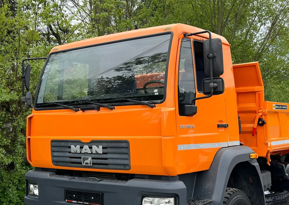 Camion benne MAN * LE 280 B * MAN * 4x4 * Kiper Wywrotka x3 * Meiller * Sprowadzony * Stan Perfekcyjny *: photos 16