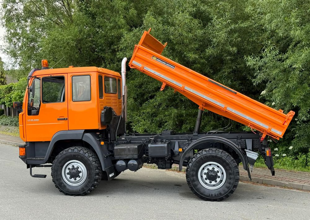 Camion benne MAN * MAN 10-220 * Kiper Wywrotka Meiller * 4x4 * Zimowe Utrzymanie * Unimog *: photos 16