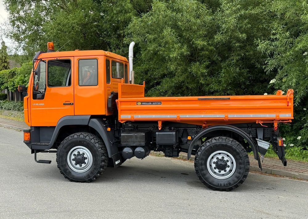 Camion benne MAN * MAN 10-220 * Kiper Wywrotka Meiller * 4x4 * Zimowe Utrzymanie * Unimog *: photos 8