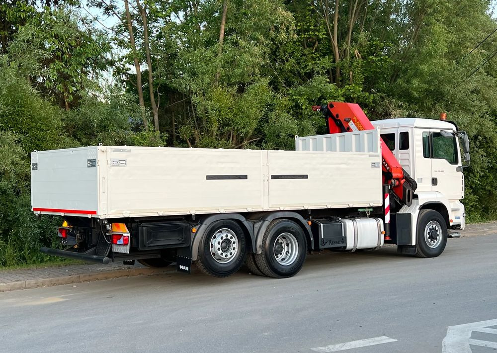Camion grue, Camion plateau MAN * TGA 26-440 * 4x6 Hydrodrive * HDS Palfinger PK 20002 * Bardzo Dobry Stan: photos 8