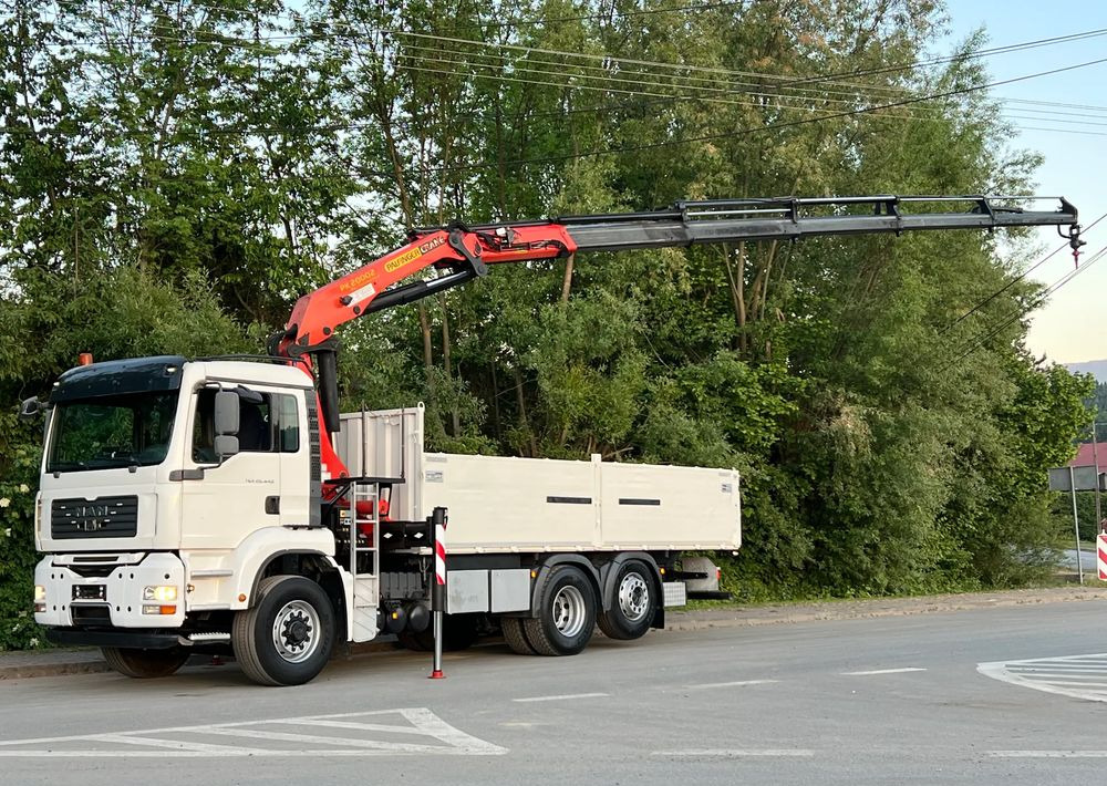 Camion grue, Camion plateau MAN * TGA 26-440 * 4x6 Hydrodrive * HDS Palfinger PK 20002 * Bardzo Dobry Stan: photos 10