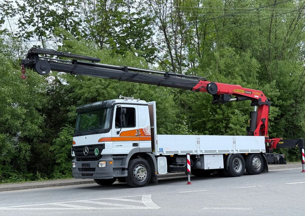 Mercedes-Benz * Mercedes Actros * KRAN HDS Palfinger PK 44002 Performance * Sprowadzony * Stan Perfekcyjny * - Camion plateau, Camion grue: photos 1 Mercedes-Benz * Mercedes Actros * KRAN HDS Palfinger PK 44002 Performance * Sprowadzony * Stan Perfekcyjny * - Camion plateau, Camion grue: photos 1