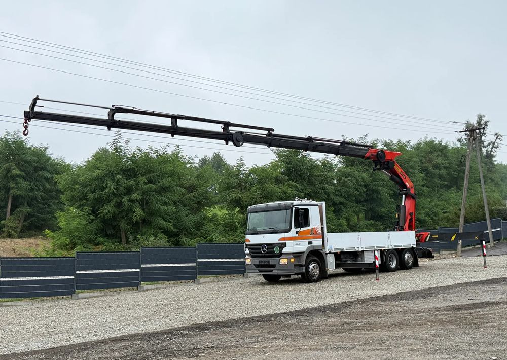 Mercedes-Benz * Mercedes Actros * KRAN HDS Palfinger PK 44002 Performance * Sprowadzony * Stan Perfekcyjny * - Camion plateau, Camion grue: photos 1 Mercedes-Benz * Mercedes Actros * KRAN HDS Palfinger PK 44002 Performance * Sprowadzony * Stan Perfekcyjny * - Camion plateau, Camion grue: photos 1