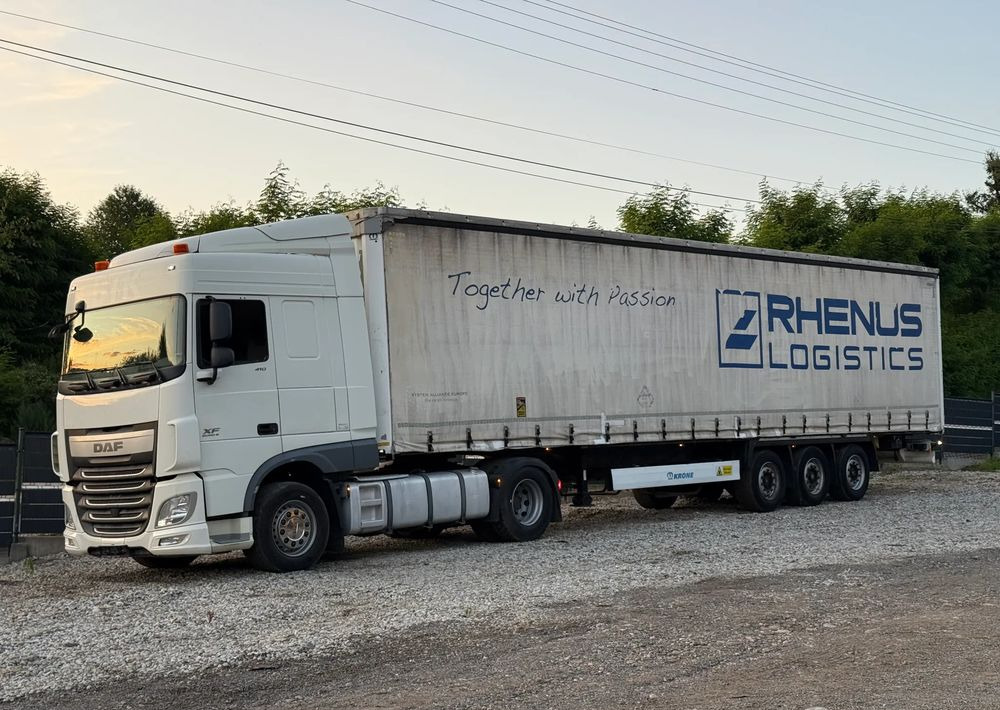 DAF * Zestaw * DAF 106 Euro 6 + Naczepa Krone * Bardzo Dobry Stan - Tracteur routier, Semi-remorque rideaux coulissants: photos 1 DAF * Zestaw * DAF 106 Euro 6 + Naczepa Krone * Bardzo Dobry Stan - Tracteur routier, Semi-remorque rideaux coulissants: photos 1
