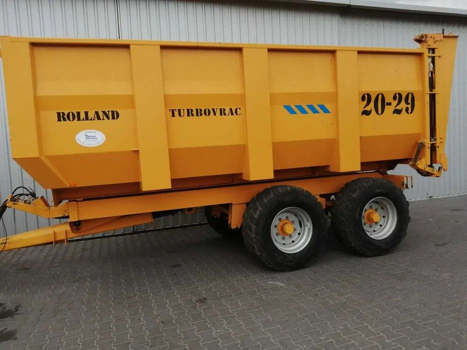 Przyczepa skorupowa 16 ton ROLLAND 20-29 TURBOVRAC - Remorque agricole: photos 1 Przyczepa skorupowa 16 ton ROLLAND 20-29 TURBOVRAC - Remorque agricole: photos 1